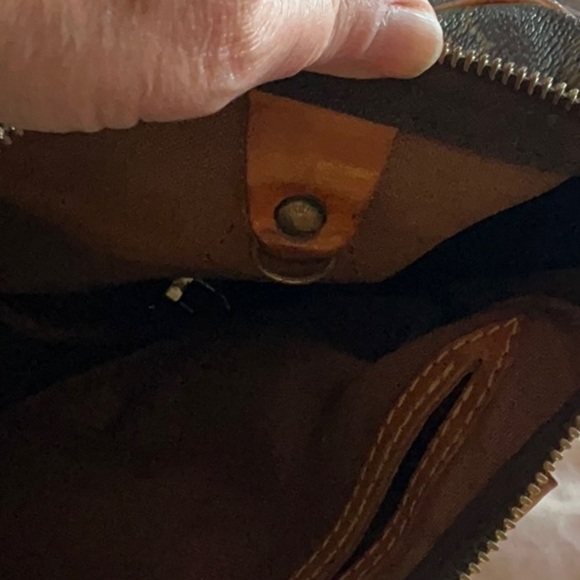 VINTAGE LOUIS VUTTON SPEEDY MONOGRAM CANVAS& LEATHER BAG W/SHOULDER STRAP - Picture 16 of 16